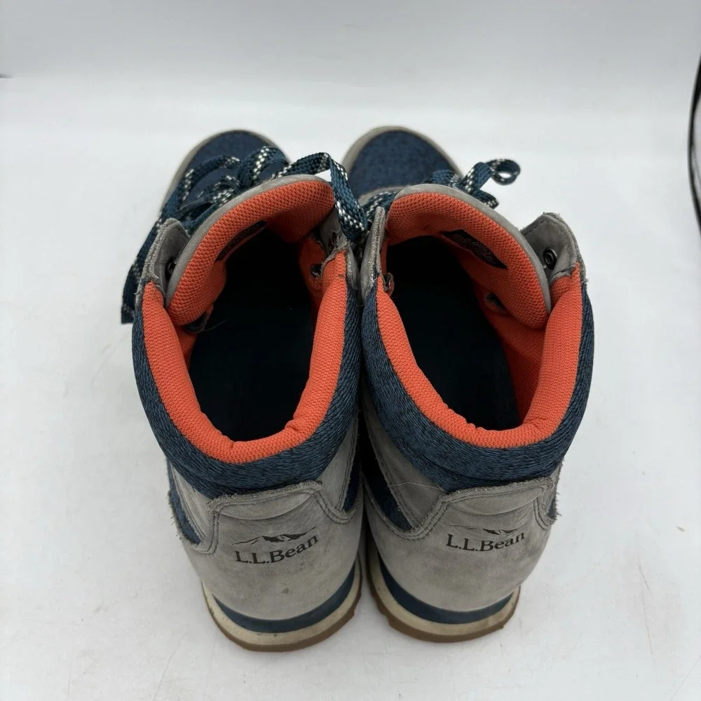 LL Bean Boots Mens Size 8 M TEK 2.5 Katahdin‎ Hiking Camp Gray Blue